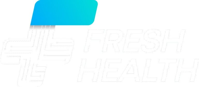 Fresh health white logo without slogan@7x